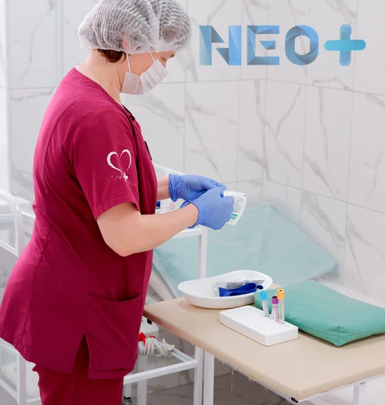 медсестра в процедурном кабинете